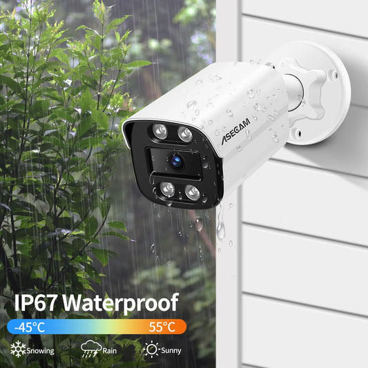 8MP IP Camera Audio Outdoor [H.265] Night Vision Surveillance